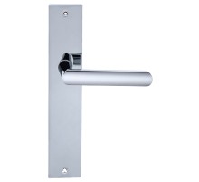 Дверная ручка на планке Extreza Hi-Tech AQUA 113 PL11 полированный хром F04
