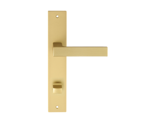 Дверная ручка на планке Extreza ENZO-PL13-WC96-F02 (ENZO 117) матовая латунь