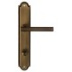 Дверная ручка на планке Extreza PIVOT 132 PL03-WC-96 матовая бронза F03