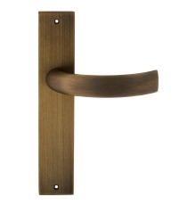 Дверная ручка на планке Extreza CASCATA-PL11-F03 (CASCATA 140) матовая бронза