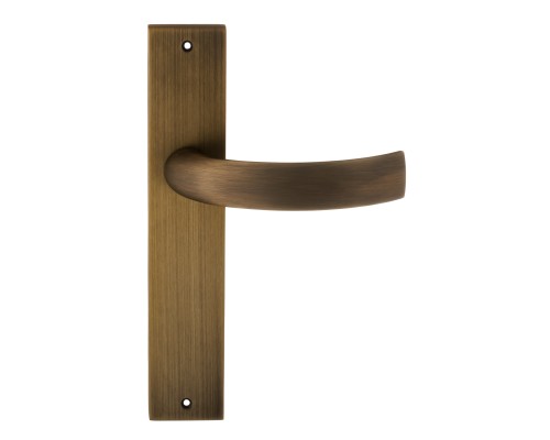 Дверная ручка на планке Extreza CASCATA-PL11-F03 (CASCATA 140) матовая бронза