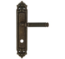Дверная ручка на планке Extreza BENITO-PL02-WC96-F23 (BENITO 307) античная бронза