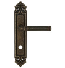 Дверная ручка на планке Extreza BENITO-PL02-WC96-F23 (BENITO 307) античная бронза