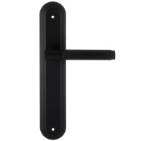 Дверная ручка на планке Extreza Classic TUBA 126 PL05 черный матовый F22