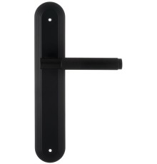 Дверная ручка на планке Extreza Classic TUBA 126 PL05 черный матовый F22