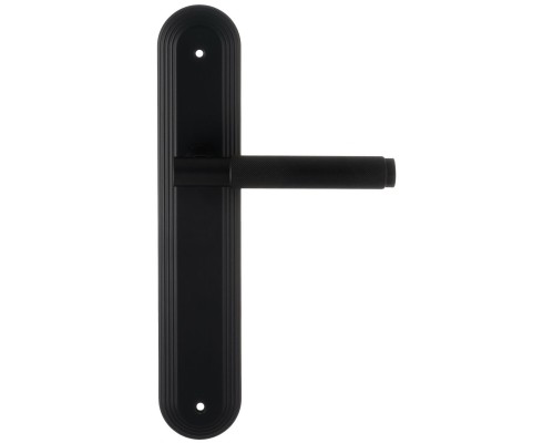 Дверная ручка на планке Extreza Classic TUBA 126 PL05 черный матовый F22
