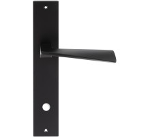Дверная ручка на планке Extreza Hi-Tech DIA 118 PL11-WC-96 черный матовый F22