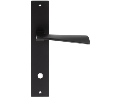 Дверная ручка на планке Extreza Hi-Tech DIA 118 PL11-WC-96 черный матовый F22 Дверная ручка на планке Extreza Hi-Tech DIA 118 PL11-WC-96 черный матовый F22