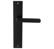 Дверная ручка на планке Extreza Hi-Tech AQUA 113 PL11 черный матовый F22