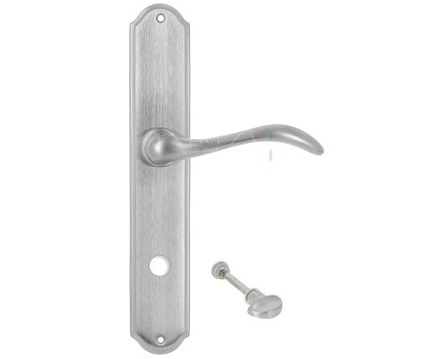 Дверная ручка на планке Extreza AGATA-PL01-WC96-F05 (AGATA 310) матовый хром Дверная ручка на планке Extreza AGATA-PL01-WC96-F05 (AGATA 310) матовый хром