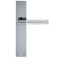 Дверная ручка на планке Extreza Hi-Tech TUBA 126 PL11 полированный хром F04