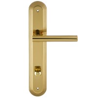 Дверная ручка на планке Extreza PIVOT 132 PL05-WC-96 полированная латунь F01