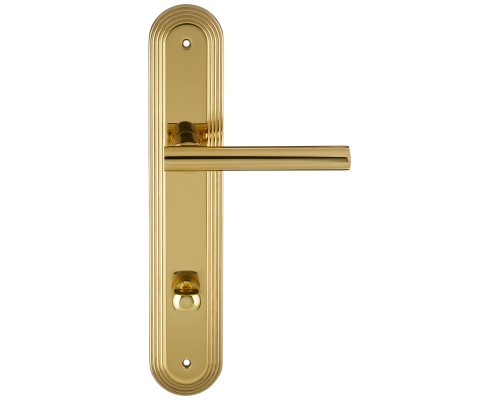 Дверная ручка на планке Extreza PIVOT 132 PL05-WC-96 полированная латунь F01