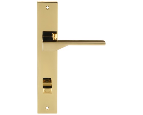 Дверная ручка на планке Extreza Hi-Tech ADONA 122 PL13-WC-96 полированная латунь PVD F06