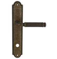 Дверная ручка на планке Extreza BENITO-PL03-WC96-F23 (BENITO 307) античная бронза