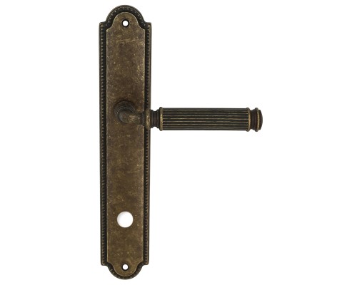 Дверная ручка на планке Extreza BENITO-PL03-WC96-F23 (BENITO 307) античная бронза Дверная ручка на планке Extreza BENITO-PL03-WC96-F23 (BENITO 307) античная бронза
