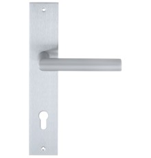 Дверная ручка на планке Extreza ODA-PL11-CYL85-F05 (ODA 133) матовый хром
