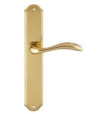 Дверная ручка на планке Extreza FLEXA-PL01-F01 (FLEXA 335) полированная латунь