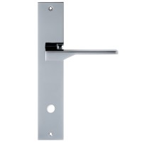 Дверная ручка на планке Extreza Hi-Tech ADONA 122 PL11-WC-96 полированный хром F04