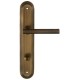 Дверная ручка на планке Extreza PIVOT 132 PL05-WC-96 матовая бронза F03