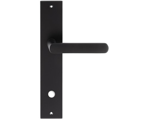 Дверная ручка на планке Extreza Hi-Tech AQUA 113 PL11-WC-96 черный матовый F22 Дверная ручка на планке Extreza Hi-Tech AQUA 113 PL11-WC-96 черный матовый F22