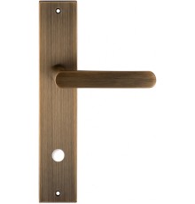 Дверная ручка на планке Extreza Hi-Tech AQUA 113 PL11-WC-96 матовая бронза F03