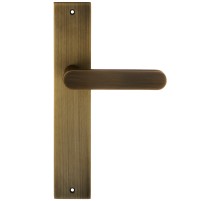 Дверная ручка Extreza Hi-tech JEMMA 116 на планке PL11 матовая бронза F03