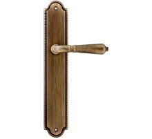Дверная ручка на планке Extreza Classic PETRA 304 PL03 матовая бронза F03
