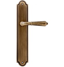 Дверная ручка на планке Extreza Classic PETRA 304 PL03 матовая бронза F03