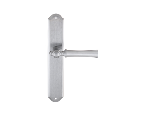 Дверная ручка на планке Extreza DEZI 309 PL01-F05 матовый хром Дверная ручка на планке Extreza DEZI 309 PL01-F05 матовый хром