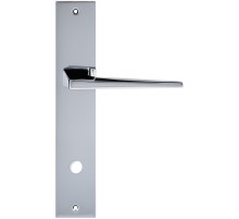 Дверная ручка на планке Extreza Hi-Tech ALIOT 129 PL11-WC-96 полированный хром F04