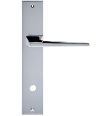 Дверная ручка на планке Extreza Hi-Tech ALIOT 129 PL11-WC-96 полированный хром F04