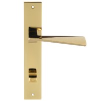 Дверная ручка на планке Extreza Hi-Tech DIA 118 PL13-WC-96 полированная латунь PVD F06