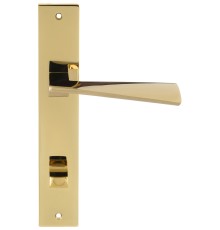 Дверная ручка на планке Extreza Hi-Tech DIA 118 PL13-WC-96 полированная латунь PVD F06