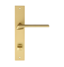 Дверная ручка на планке Extreza ERICA-PL13-WC-96-F02 (ERICA 119) матовая латунь