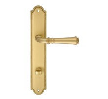 Дверная ручка на планке Extreza CANNA 327 PL03-WC-96 матовая латунь F02