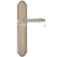 Дверная ручка Extreza LEON (Леон) 303 на планке PL03 полированный никель F21