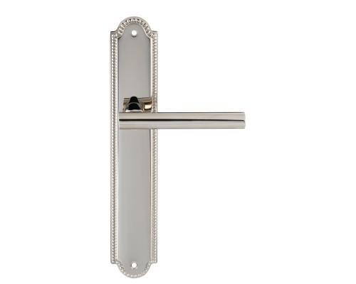 Дверная ручка на планке Extreza PIVOT 132 PL03 полированный никель F21 Дверная ручка на планке Extreza PIVOT 132 PL03 полированный никель F21