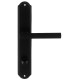 Дверная ручка на планке Extreza PIVOT 132 PL01-WC-96 черный матовый F22