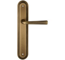 Дверная ручка Extreza SANDRO (Сандро) 332 на планке PL05 матовая бронза F03