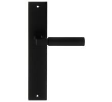 Дверная ручка на планке Extreza STEM-PL11-F22 (STEM 135) черный матовый