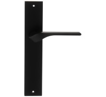 Дверная ручка на планке Extreza AURA-PL11-F22 (AURA 134) черный матовый