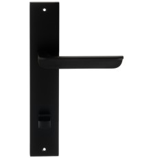 Дверная ручка на планке Extreza FOSSA 136 PL11-WC-96 черный матовый F22