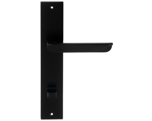 Дверная ручка на планке Extreza FOSSA 136 PL11-WC-96 черный матовый F22 Дверная ручка на планке Extreza FOSSA 136 PL11-WC-96 черный матовый F22