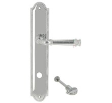 Дверная ручка Extreza BONO (Боно) 328 на планке PL03 WC полированный хром F04