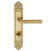 Дверная ручка на планке Extreza BENITO-PL02-WC-96-F07 (BENITO 307) матовая латунь глянец