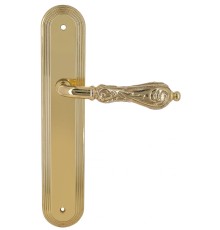 Дверная ручка на планке Extreza GRETA 302 PL05-F01 полированная латунь