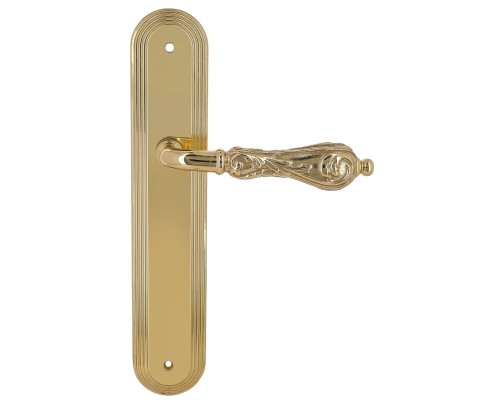 Дверная ручка на планке Extreza GRETA 302 PL05-F01 полированная латунь Дверная ручка на планке Extreza GRETA 302 PL05-F01 полированная латунь