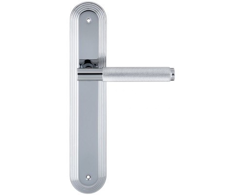 Дверная ручка на планке Extreza Classic TUBA 126 PL05 полированный хром F04
