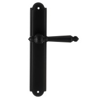 Ручка дверная Extreza DANIEL 308 на планке PL03 черный матовый F22